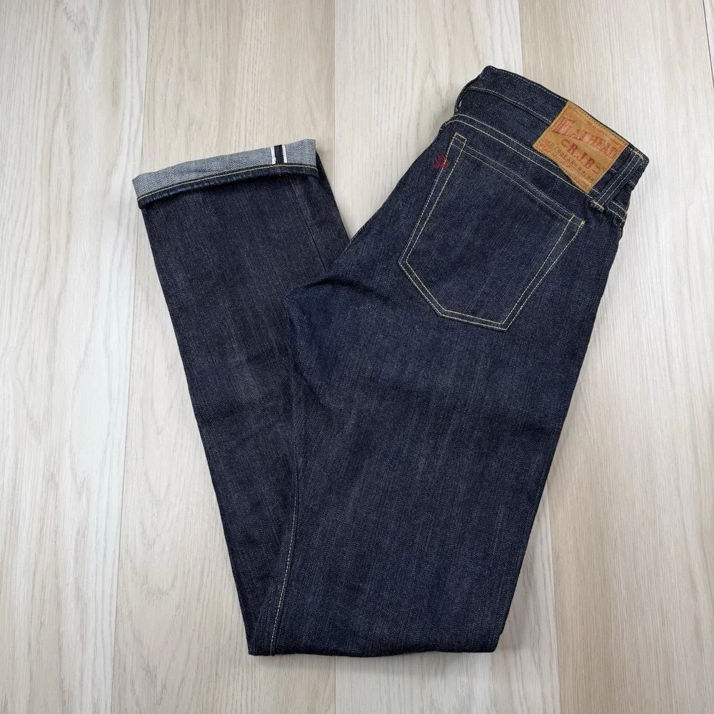 The Flat Head  X Real Japan Blues D109FXR Selvedge Raw Denim Jeans 33x36